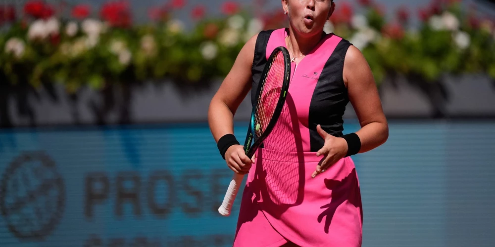 Ostapenko noslēdzies Madrides turnīrs arī dubultspēlēs