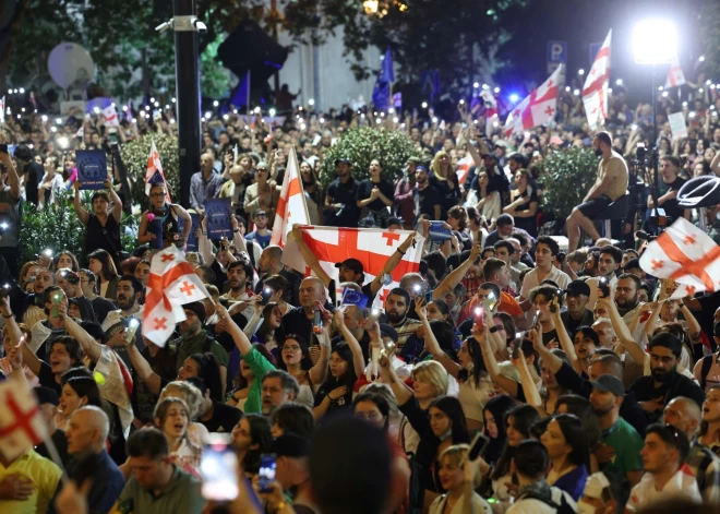 Gruzijā turpinās protesti pret "ārvalstu aģentu" likumu