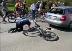 ВИДЕО: велопробег "Критическая масса" превратился в опасный хаос