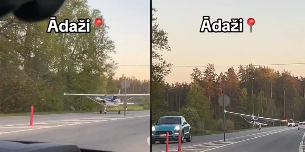 "Кто-то играет в GTA в реальной жизни": блогер заснял аварийную посадку самолета в Адажи