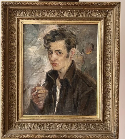 Kultūras pilī “Ziemeļblāzma” skatāma gleznotāja Jāņa Brinkmaņa 115 gadu jubilejai veltīta piemiņas izstāde.