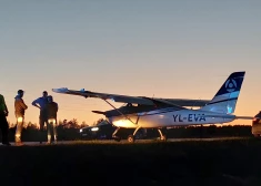 Uz Tallinas šosejas avārijas nosēšanos veikusī lidmašīna bija devusies privātā lidojumā