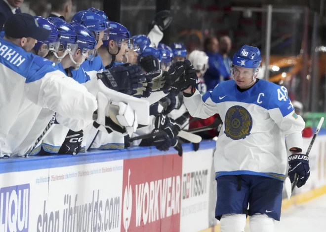 Latvijas hokejistu pretinieki Kazahstāna uz čempionātu ved 18 KHL hokejistus