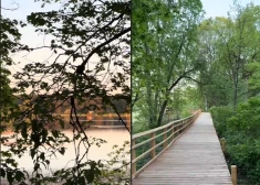 ВИДЕО: жители Юглы восторгаются новой тропой вдоль озера