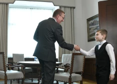 Zēns piepilda sapni satikt prezidentu