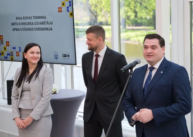 Riga Ropax Terminal arhitektoniskā konkursa apbalvošanas ceremonija