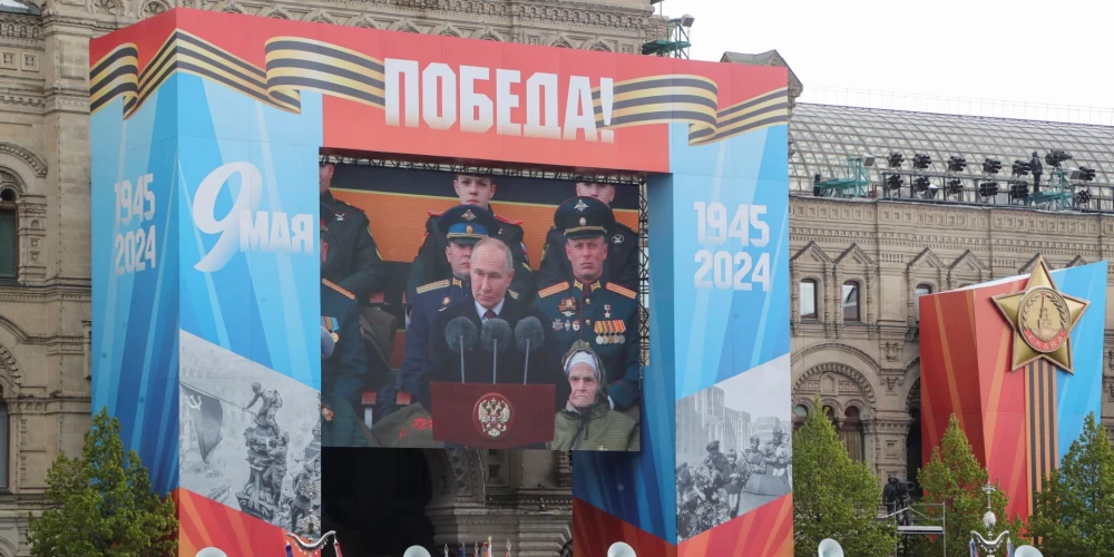 Soctīklos sajūsminās par hakeru uzlauzto Putina Uzvaras dienas parādes translāciju Krievijas televīzijā