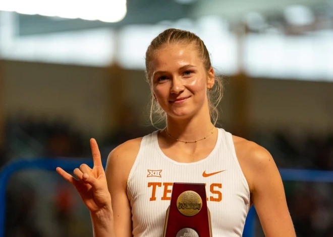 Latvijas daudzcīņniece Blaževiča izcīna uzvaru NCAA konferencē