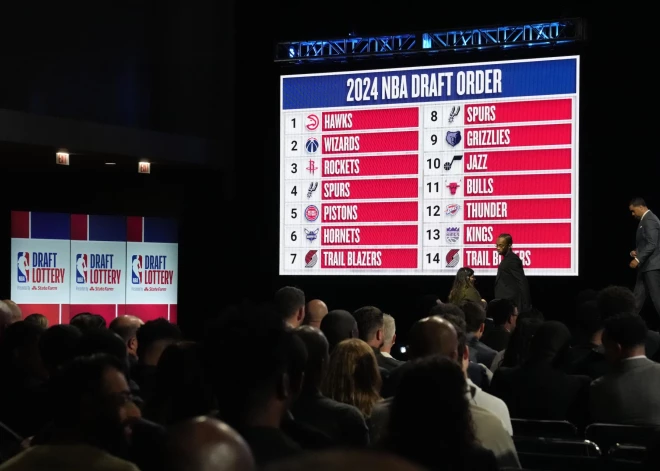 NBA drafta izlozē pie pirmā numura pārsteidzoši tiek "Hawks"