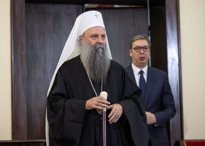 Kosovas robežsargi neielaž serbu pareizticīgās baznīcas patriarhu Porfiriju