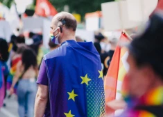 Eirovīzijā bija aizliegts Eiropas Savienības karogs 