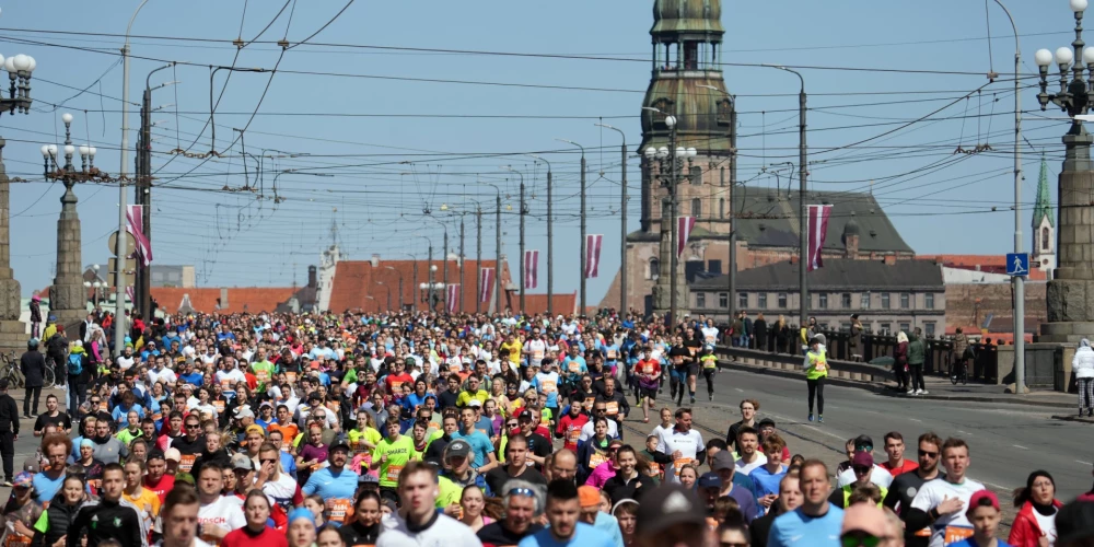 В выходные из-за Рижского марафона снова будут проблемы с движением транспорта
