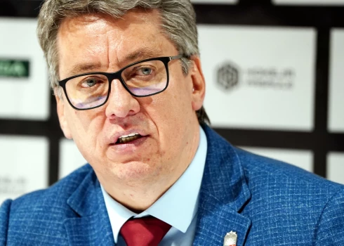 Valstsvienības galvenais treneris Harijs Vītoliņš.