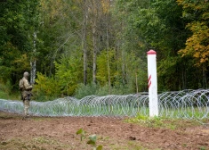 Tiek būvēts žogs uz Latvijas un Krievijas robežas Balvu novadā