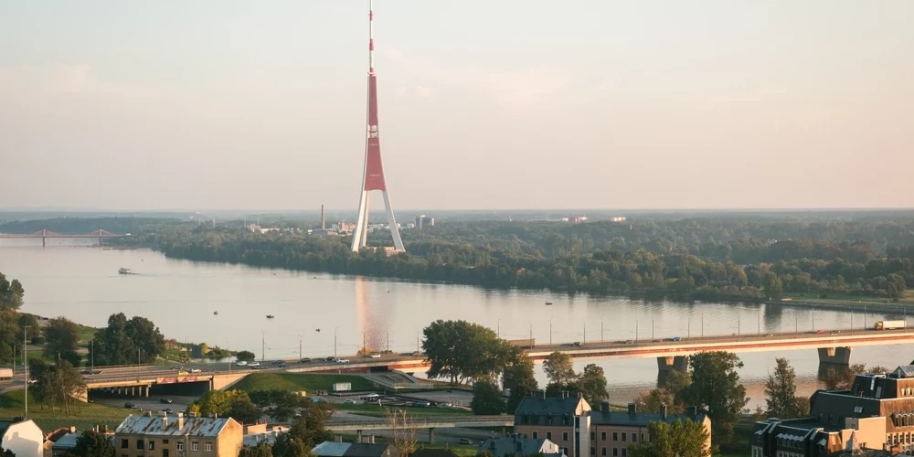 Башня Латвийского телевидения.