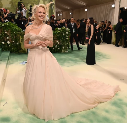 Pamela Andersone "Met Gala" ballē šā gada 6. maijā.