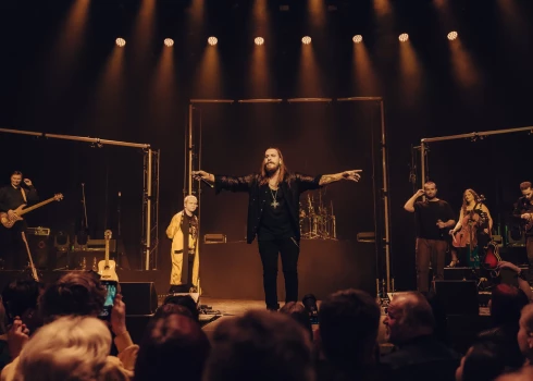 Uzstāšanās koncertzālē "Palladium Riga" Mikam Galvanovskim bija pirmais tik liela mēroga koncerts.