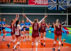 Latvijas sieviešu volejbola izlase pirmajā Eiropas Sudraba līgas spēlē izcīna uzvaru