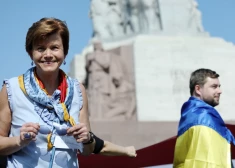 Браже участвовала в Рижском марафоне, чтобы собрать деньги на дроны для Украины