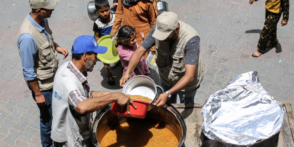 ANO aptur pārtikas sadali Rafahā: tās krājumi ir izsīkuši