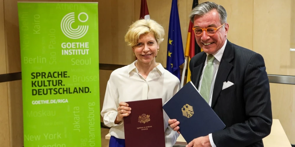 Vācija un Latvija paraksta nodomu deklarāciju par vācu valodas skolotāju paātrinātu sagatavošanu