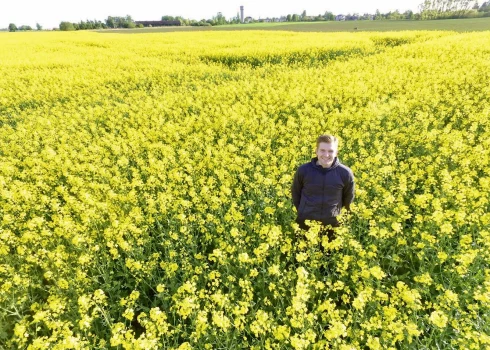 Biedrības "Apvienība par ilgtspējīgu lauksaimniecību un lauku vidi" valdes priekšsēdētājs Valters Zelčs. 