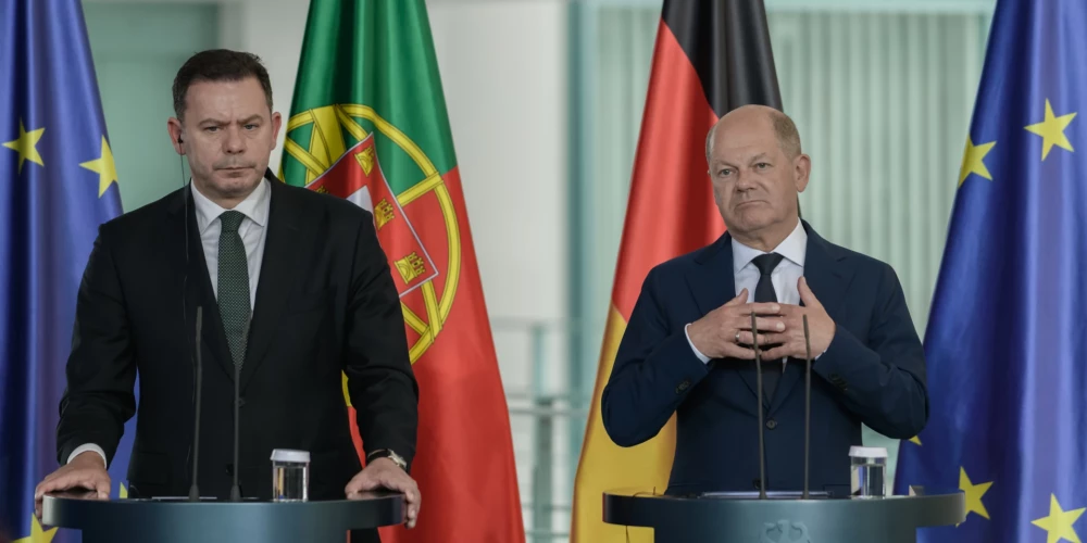 Vācijas un Portugāles vadītāji: mēs neatzīstam Palestīnas valsti