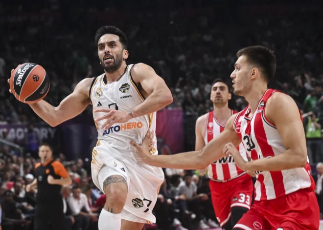 Madrides "Real" pret Pirejas "Olympiacos" ULEB Eirolīgas pusfinālā