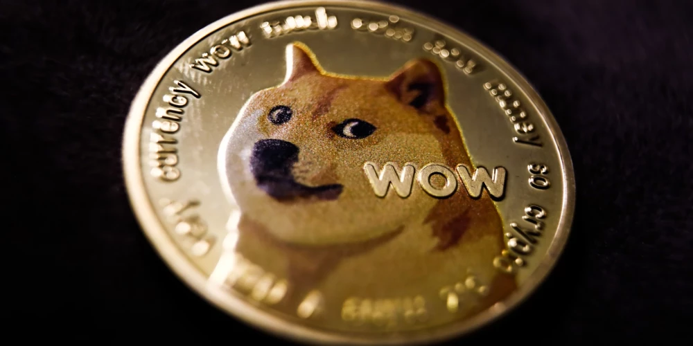 "Dogecoin" kriptovalūta ar Kabosu attēlu