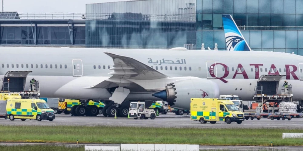 Reisā no Dohas uz Īriju piedzīvota spēcīga turbulence; ievainojumus guvuši 12 cilvēki