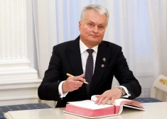 Par Lietuvas prezidentu uz otro termiņu pārliecinoši ievēlēts Gitans Nausēda