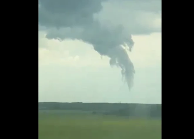 Необычное образование облаков было замечено в районе Даугавпилса: что это?