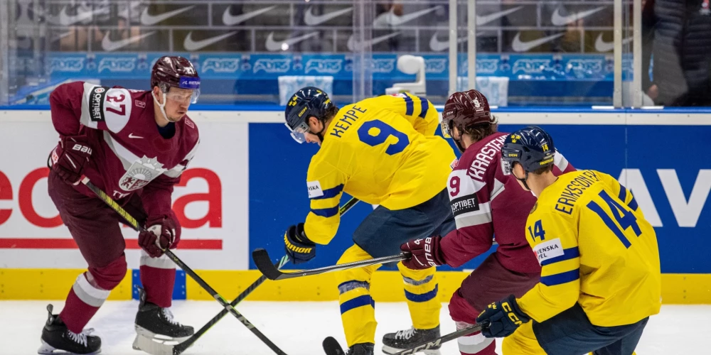 Latvijas pretinieces nākamajā pasaules čempionātā: pēdējos gados visbiežāk spēlēts pret Zviedriju, nav uzvarēta tikai Somija