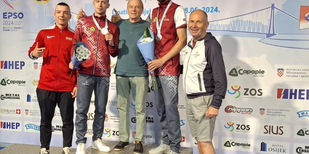 Latvijai zelts! Emīls Vasermanis kļuvis par Eiropas čempionu šaušanā