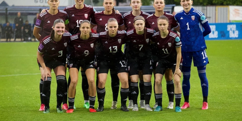 Latvijas sieviešu futbola izlase ("Sieviešu futbols"/ Facebook)