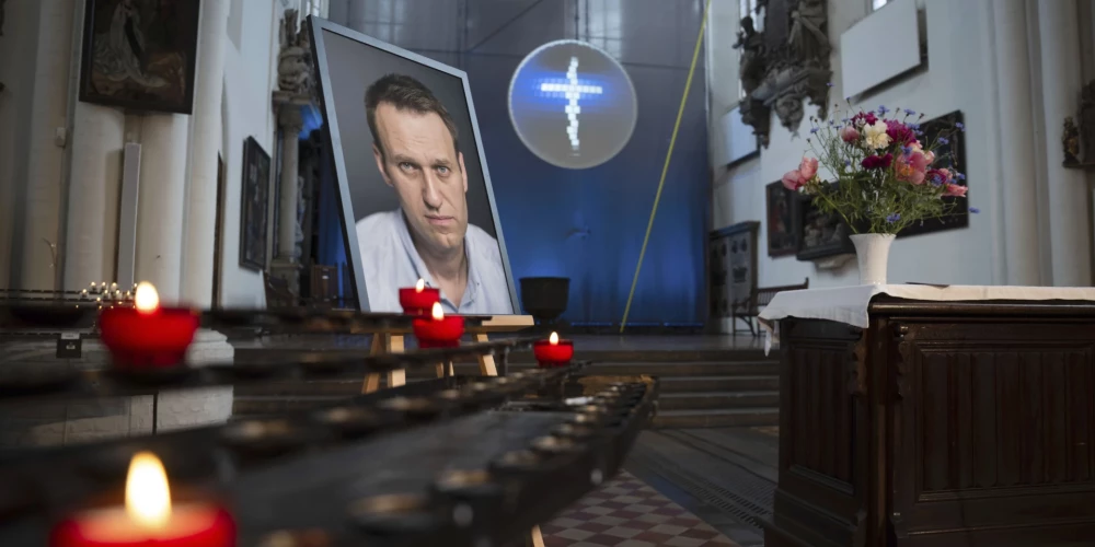 В Берлине прошла панихида в честь дня рождения Алексея Навального