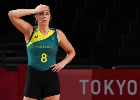 Austrālijas izlases basketboliste Sāra Blicava.