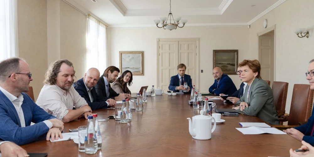 04.06.2024. Ārlietu ministre Baiba Braže tiekas ar Latvijas Darba devēju konfederācijas (LDDK) pārstāvjiem.