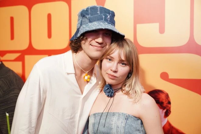 Kārlis Arnolds ar mīļoto Milenu.