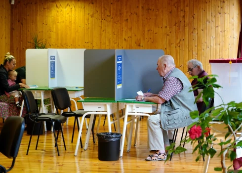Eiropas Parlamenta vēlēšanas 209. vēlēšanu iecirknī Jūrmalas pirmsskolas izglītības iestādē "Taurenītis".