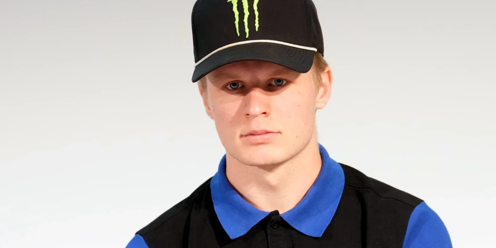 "VRT Yamaha Official" EMX250 klases braucējs Kārlis Alberts Reišulis.