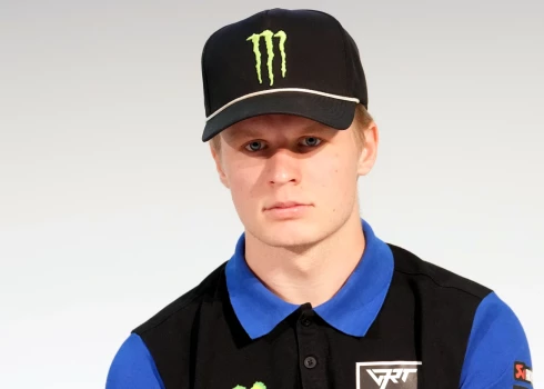 "VRT Yamaha Official" EMX250 klases braucējs Kārlis Alberts Reišulis.