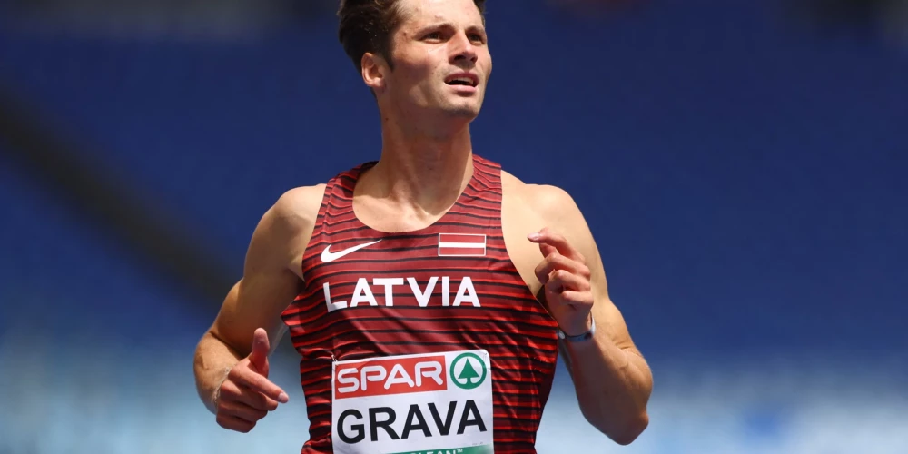 Sprinteris Oskars Grava izcīna 13. vietu Eiropas čempionātā 200 metros