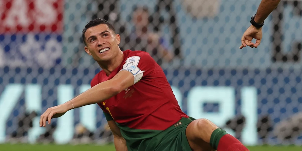 Futbolists Krištianu Ronaldu.