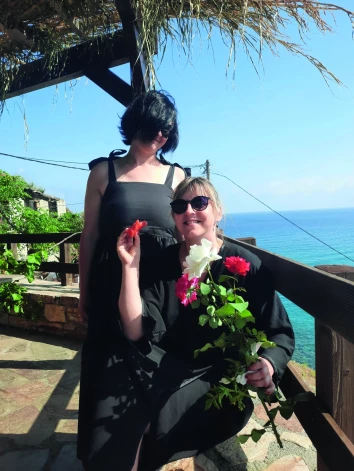 Ilzes Jankovskas dzimšanas diena atvaļinājumā Grieķijā.