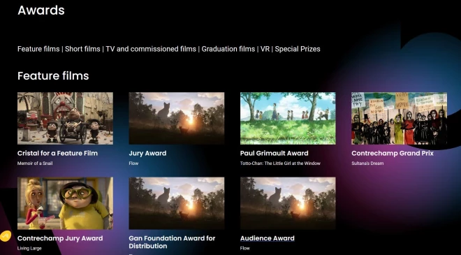 Animācijas filmas "Straume / Flow" iegūst skatītāju balvu.