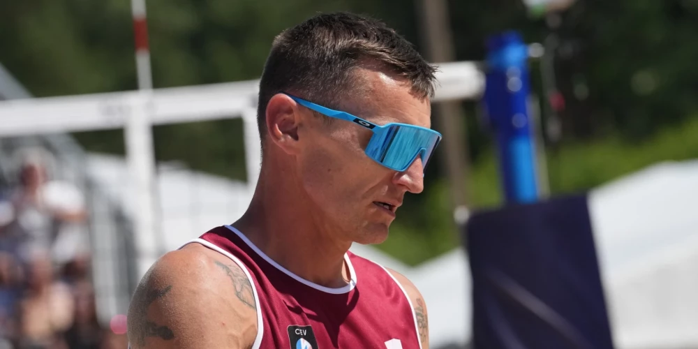 Latvijas pludmales volejbolisti Majoros neturpina cīņu par ceļazīmi uz Parīzes olimpiskajām spēlēm