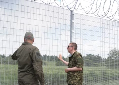 FOTO: Rinkēvičs norāda, ka uz Latvijas-Krievijas robežas paveikts nozīmīgs darbs