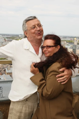 Aktieris Andris Bērziņš ar sievu Inesi pirms septiņiem gadiem "Tobāgo!" fotosesijā.