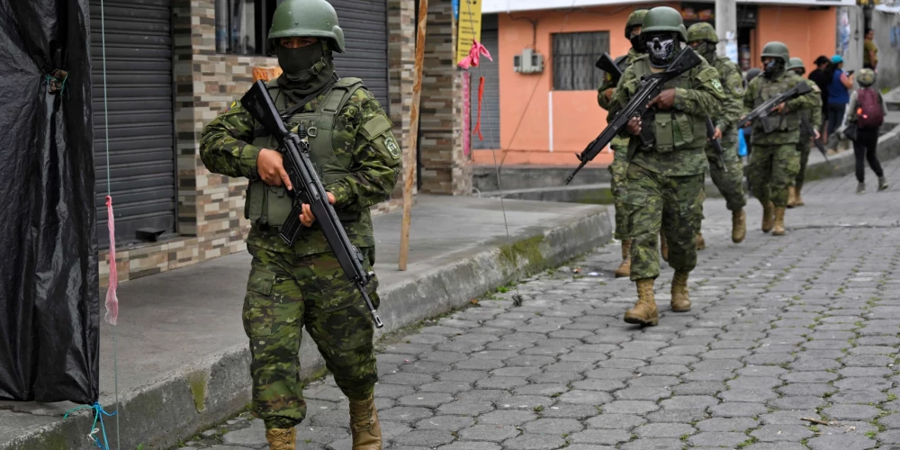 Ekvadoras armija iesaistīta cīņā pret narkogrupējumiem